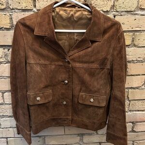 Brown Suede Women's Jacket